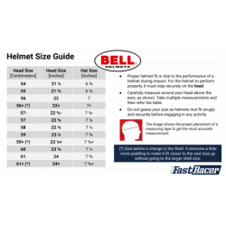 CASCO BELL HP6 RALLY (HANS)...